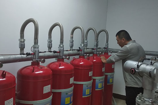 機房安裝氣體滅火